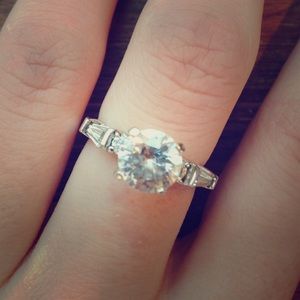 Sterling Silver and Cz ring