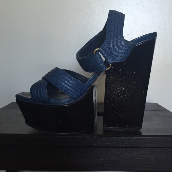 alice + olivia Platform Ankle Strap Heels