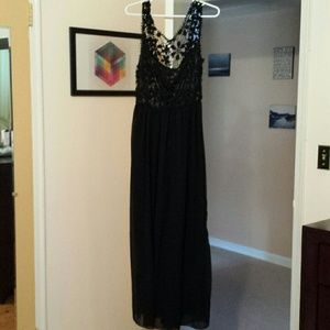 Black evening dress