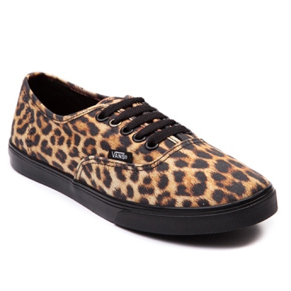 Leopard print vans lightly used