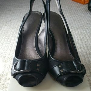 Coach slingback heels