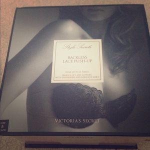 Victoria's Secret backless lace push up