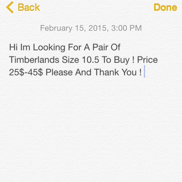 Timberlands - Picture 1 of 1