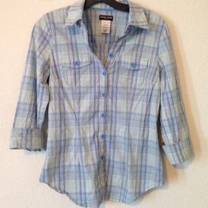 Guess Office/Casual Botton Down No Iron Shirt Top