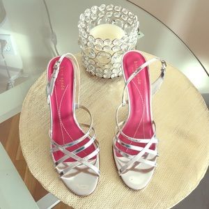 KATE SPADE Silver Heels!