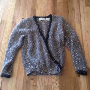 Cross front vintage sweater. So chic