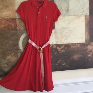 Red Ralph Lauren dress
