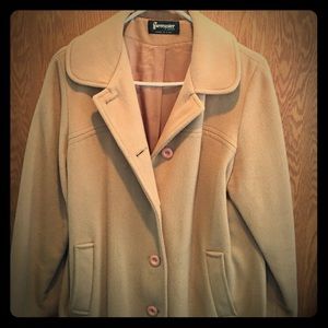 Vintage Tan Pea Coat