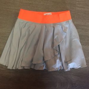 Nike dri fit tennis running skirt grey