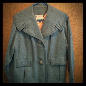 Vintage Grey Pea Coat