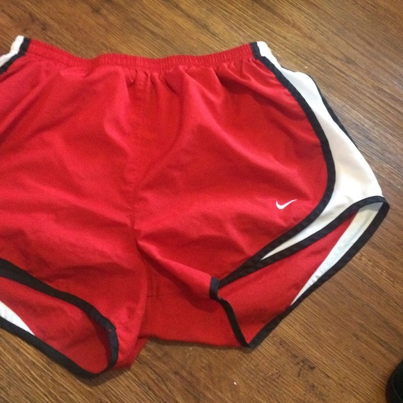 Nike Pants - red tempo shorts