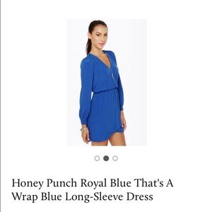 Coalt Blue long sleeve dress