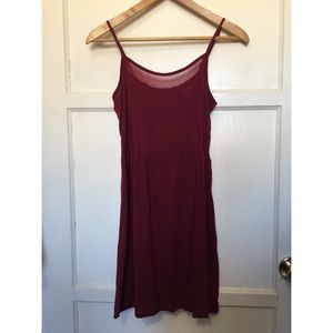Maroon dress