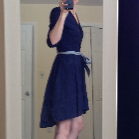 🚫SOLD IN BUNDLE🚫Anthro high-low shirtdress - Picture 2 of 3