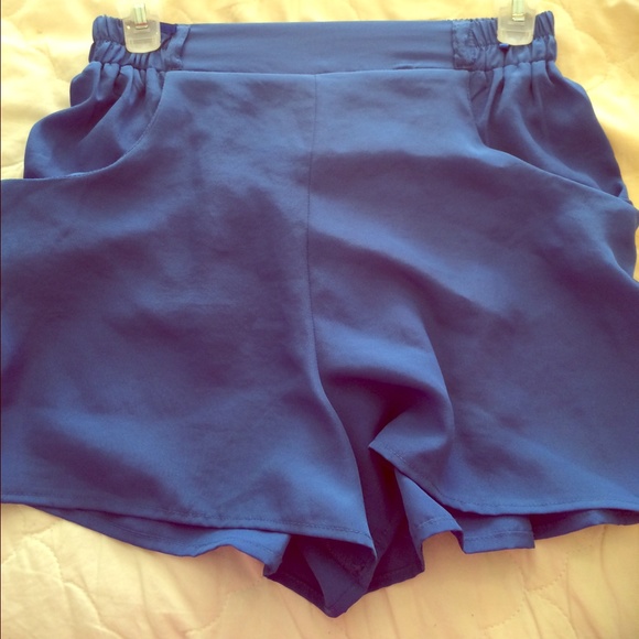 New without tags electric blue shorts