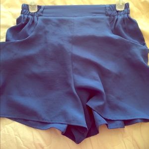 New without tags electric blue shorts