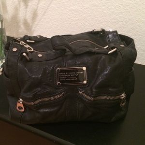 Marc by Marc Jacobs Black Lamb Leather Handbag