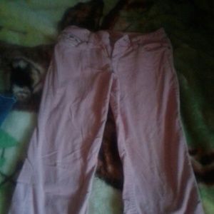 Pink cortroy pants