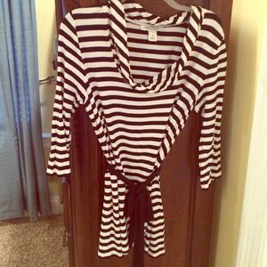 Black/white tunic