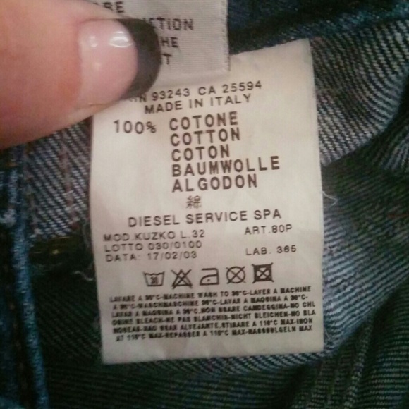 SOLD Diesel Kuzko Straight Leg Jeans - Picture 4 of 4