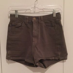High waisted shorts