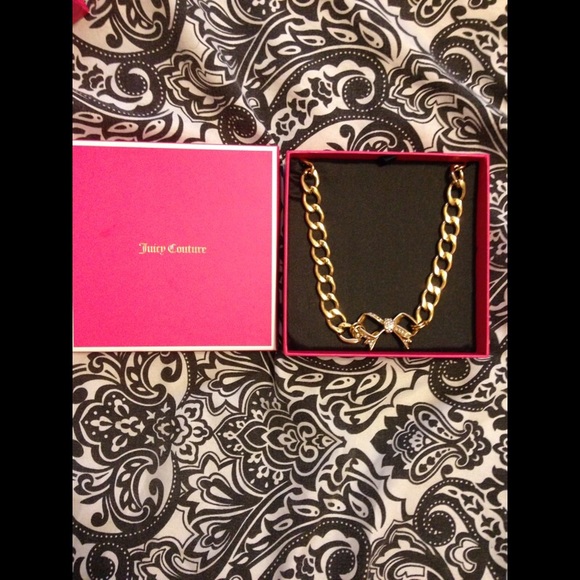 Juicy Couture bow necklace & bracelet bundle 🎀