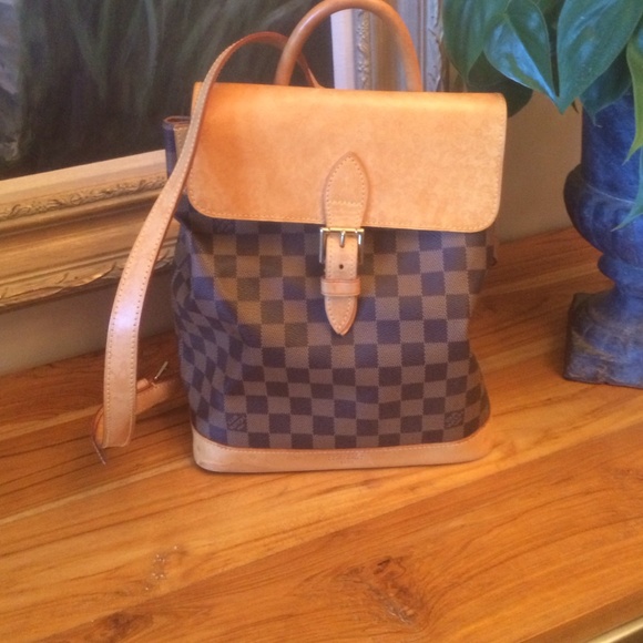Louis Vuitton Limited Edition Damier Backpack.