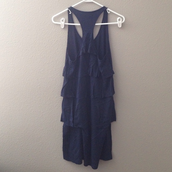 NWOT Racer Back Ruffle Tank Dress - Picture 2 of 2