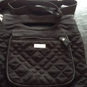Vera Bradley black shoulder bag