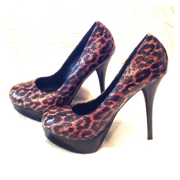 Leopard stilettos