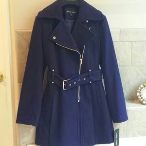 Double breasted trench coat
