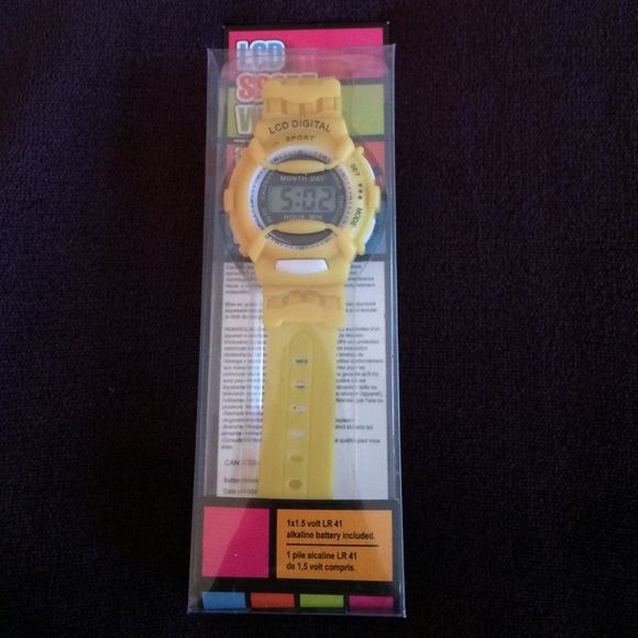 LCD sport watch NWOT