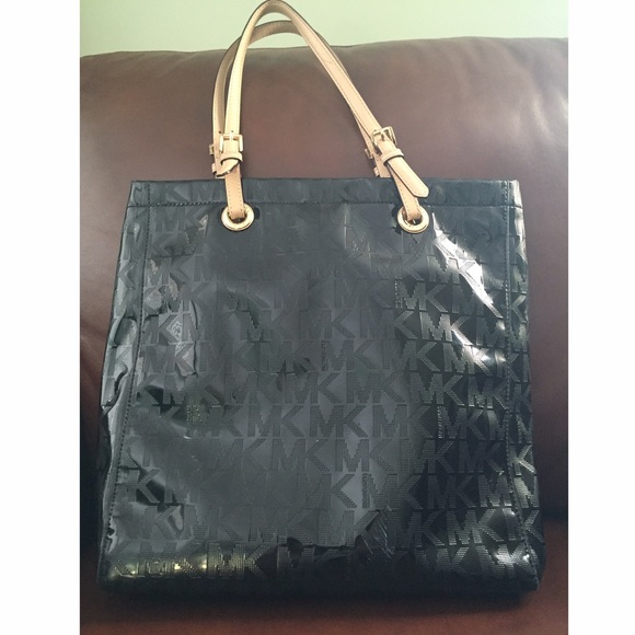 Black MK tote bag