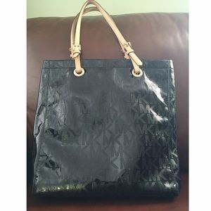 Black MK tote bag