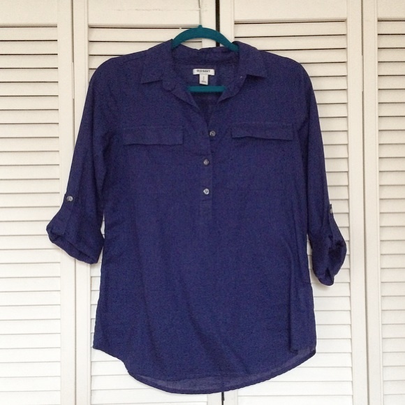 Cotton/ Linen collard shirt