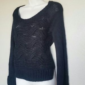 Black Fuzzy Sweater