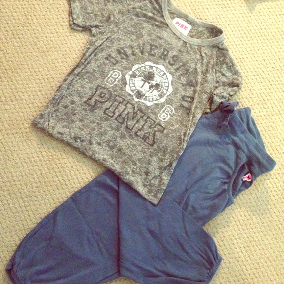 Victoria's Secret Pink PJ set.