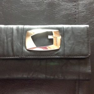 Guess black leather wallet