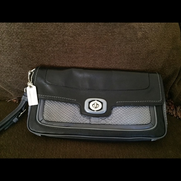Never Used Authentic Coach Python Clutch