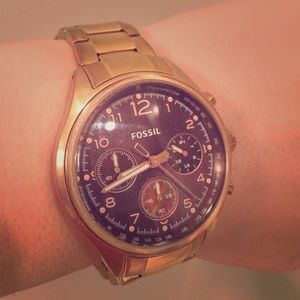 FOSSIL gold boyfriend watch