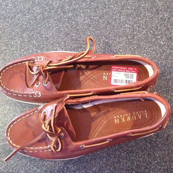 Ralph Lauren boat shoes. Size 7