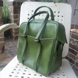 Vintage 1960s Green Samsonite Carry On Bag Luggage