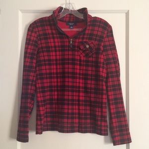 Plaid Pullover