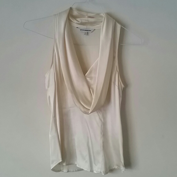 Sleeveless cowl neck top