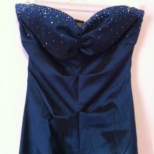 AMAZING DEAL Dark blue mermaid gown