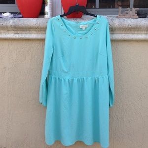 Mint studded dress