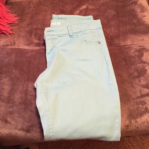 Baby Blue skinny jeans