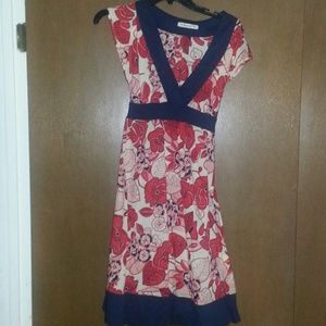 Floral dress NWOT