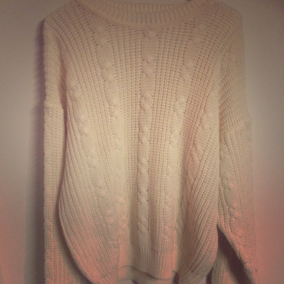 Cable Knit Oversized Sweater