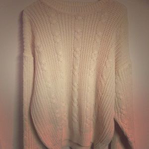 Cable Knit Oversized Sweater